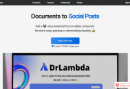Dr Lambda AI：全能内容工具，多源素材整合，一键生成图文视频课件