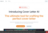 Cover Letter AI：智能赋能求职文书撰写，让你的求职工作事半功倍
