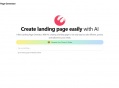 AI Landing Page Generator：零基础也能用人工智能，一键打造高转化营销网页