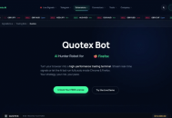Quotex AI Hunter Robot：一款在浏览器里自动盯盘下单的二元期权交易辅助工具