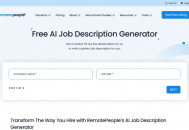 告别撰写招聘文案烦恼！AI Job Description Generator一键自动生成合规职位描述