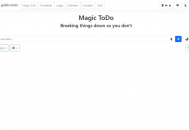 Goblin Tools Magic ToDo：多功能AI效率工具集，拆解任务整理思路、优化表达便捷规划生活