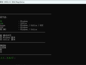 Microsoft激活脚本(MAS中文版)v3.2汉化版