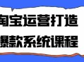 淘宝运营打造爆款系统课程开启店铺流量与销量的爆发式增长