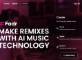 　Fadr AI：零基础网页端AI音乐创作工具，支持音轨分离、智能混音与免费音乐制作
