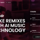 　Fadr AI：零基础网页端AI音乐创作工具，支持音轨分离、智能混音与免费音乐制作