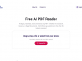 PDF文档太长读不懂读得累？Free AI PDF Reader一键总结还能对话，无需注册完全免费