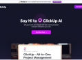 ClickUp AI：一站式解决团队协作难题，让工作更高效的生产力神器