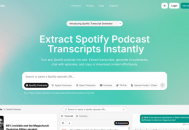 SpotScribe：智能音频转文字，播客转录、摘要与交互式问答实用AI工具