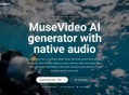 MuseVideo AI视频生成平台：文字生成音画同步短视频，多场景高效出片