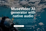 MuseVideo AI视频生成平台：文字生成音画同步短视频，多场景高效出片