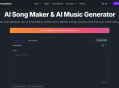 想写歌却不懂编曲？用AI Song Generator把文字变音乐，免版权还能商用