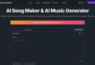 想写歌却不懂编曲？用AI Song Generator把文字变音乐，免版权还能商用