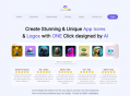 IconLab AI：一款可以秒速智能生成高清图标logo、支持自定义配色可商用的轻量化设计工具