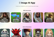 Image AI App：一款多功能AI图像生成工具，专注游戏动漫奇幻科幻，定制化美术创作