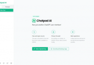 Chatpad AI：一个免费开源、主打本地隐私保护的ChatGPT好用界面