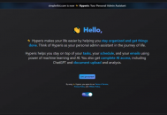 Hyperis：智能统筹管理个人与团队事务、优化时间安排，提升日常工作效率的AI工具