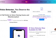 AI Voice Detector：一款人工智能语音检测工具，轻松识别伪造声音防范诈骗