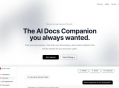 Docs AI智能文档工具：支持文档训练问答、搭建网站AI机器人，可定制品牌界面自带PWA极速访问