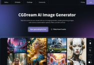 CGDream AI是什么？一款可以帮你一键生成3D视觉大片的AI图像生成平台