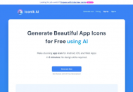Iconik AI：一款能免费智能生成多平台应用图标、支持自定义设计，适配各类品牌制作的AI工具