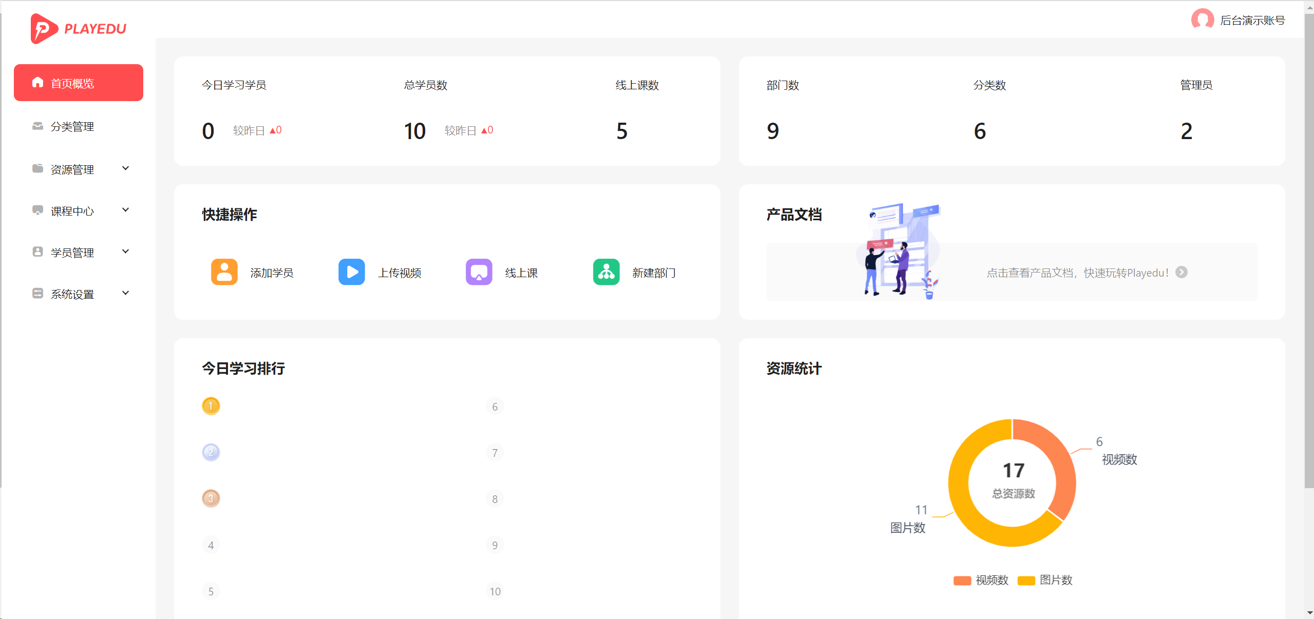PlayEdu开源培训系统(JAVA开源适用于企业内部在线教育培训系统)-第8张图片