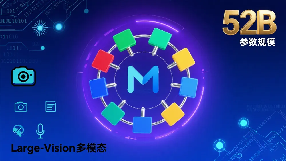 腾讯混元Large-Vision多模态模型：MoE架构52B参数，支持任意分辨率输入-第1张图片