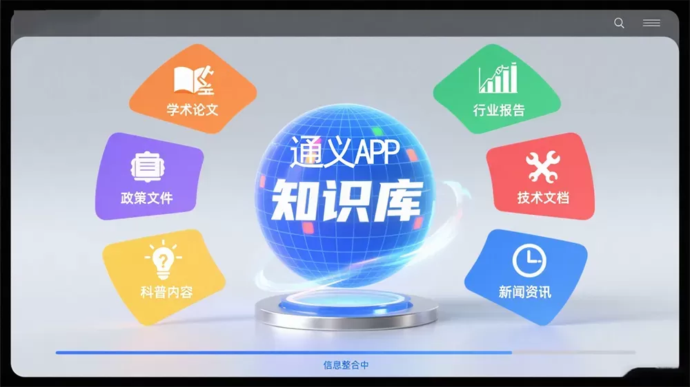 阿里通义APP增知识库功能，整合多领域资料，实现多源信息综合检索。-第1张图片