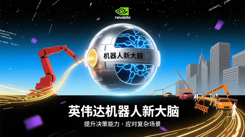 英伟达即将揭晓机器人“新大脑”，提机器人决策和应对复杂场景能力。-第1张图片