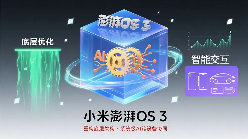 小米澎湃OS 3将发布，通过底层优化 系统级AI全面提升体验-第1张图片