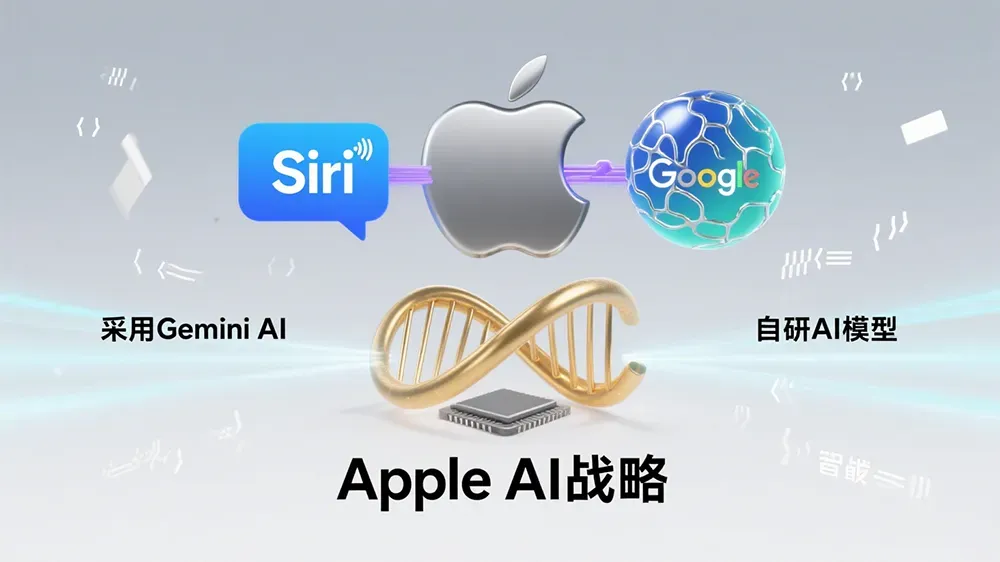 苹果洽谈采用谷歌 Gemini AI 以升级 Siri，同时开发自研AI模型。-第1张图片