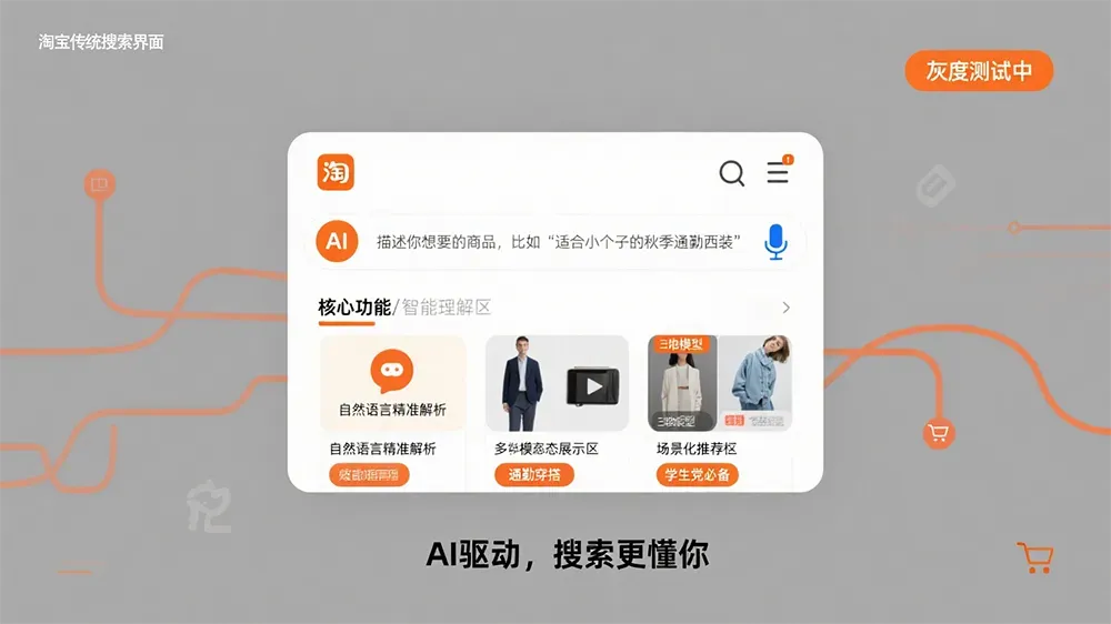 ​模糊需求精准匹配：淘宝“AI万能搜”以自然语言解析重构电商决策链​-第1张图片