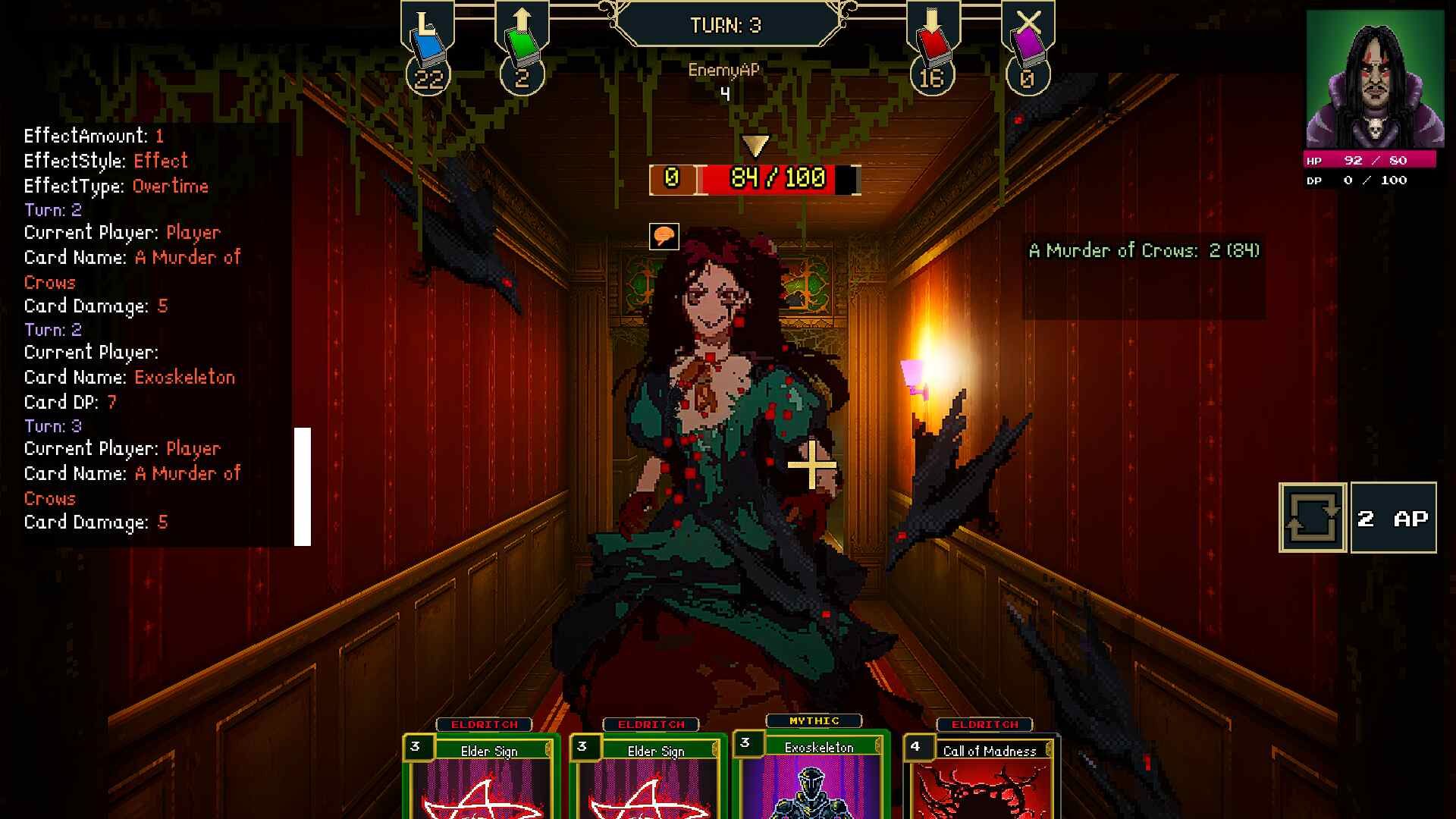 以卡牌呈现心灵探索与策略决策,《疯狂面纱》的卡牌叙事新范式-第4张图片