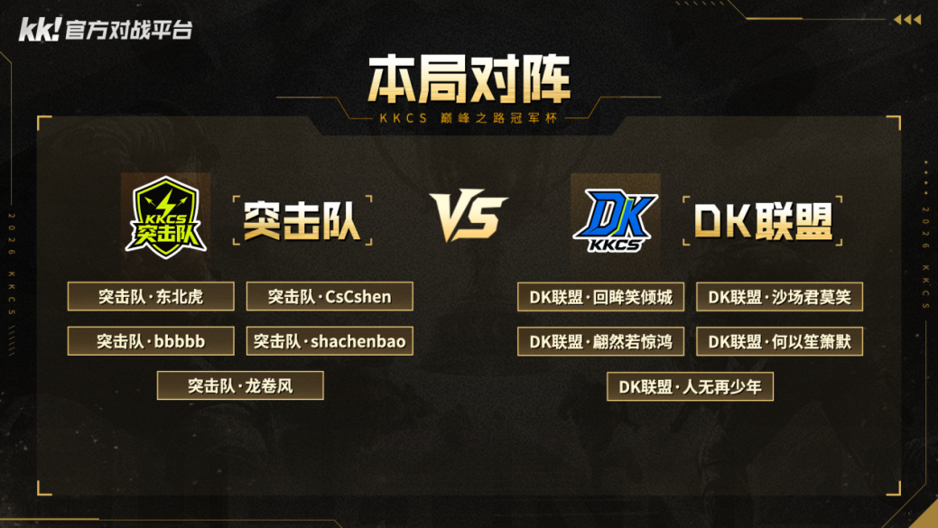 KKCS冠军杯八强赛圆满落幕,突击队和uukk会师四强-第1张图片