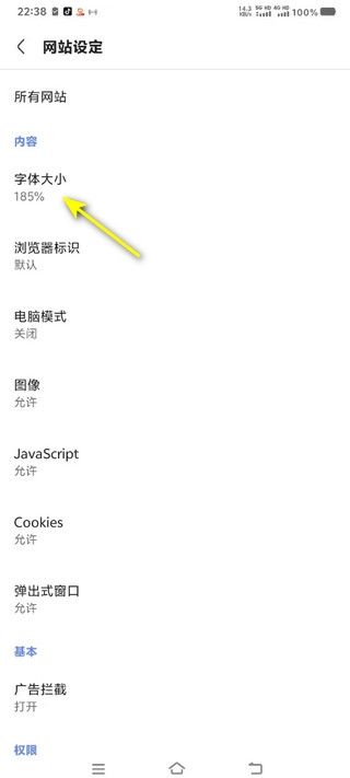 via浏览器如何设置字体大小 via浏览器字体大小修改方法-第5张图片