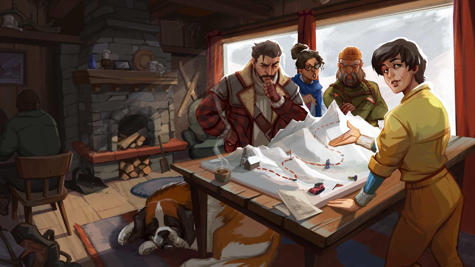 波兰独游新秀,复古叙事经营《覆雪之上》Steam新品节Demo公开-第4张图片