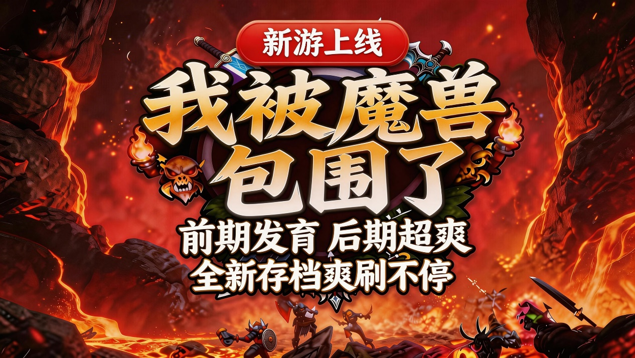 KK官方对战平台爆款新图《我被魔兽包围了》爽爽来袭-第1张图片