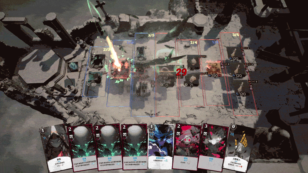 凛冬前线测评：用超大量的卡牌和机制去流派化-第3张图片