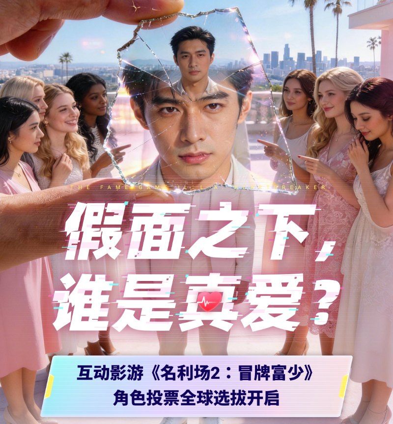 《名利场2》五大角色正式公开,选角投票进行中-第1张图片