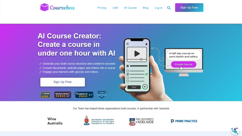 Coursebox AI智能课程平台：自动搭建互动课程，支持智能批改与多平台教学管理-第1张图片