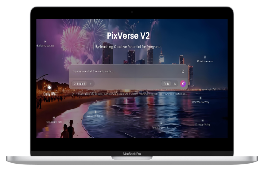 PixVerse：AI视频生成神器，一句话生成大片，零基础玩转视频创作-第1张图片
