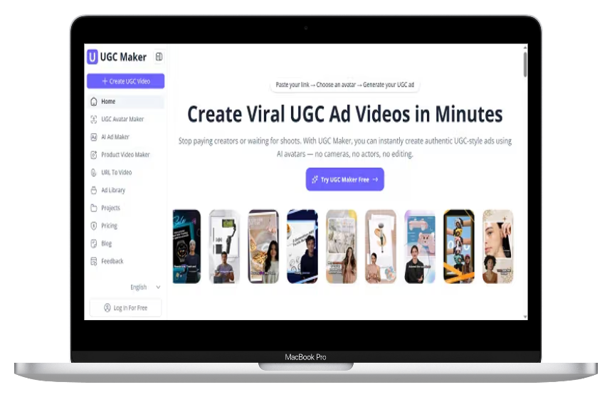 UGC Maker:AI轻松生成真实用户视频,低成本打造高转化广告-第1张图片 UGC Maker:AI轻松生成真实用户视频,低成本打造高转化广告-第1张图片