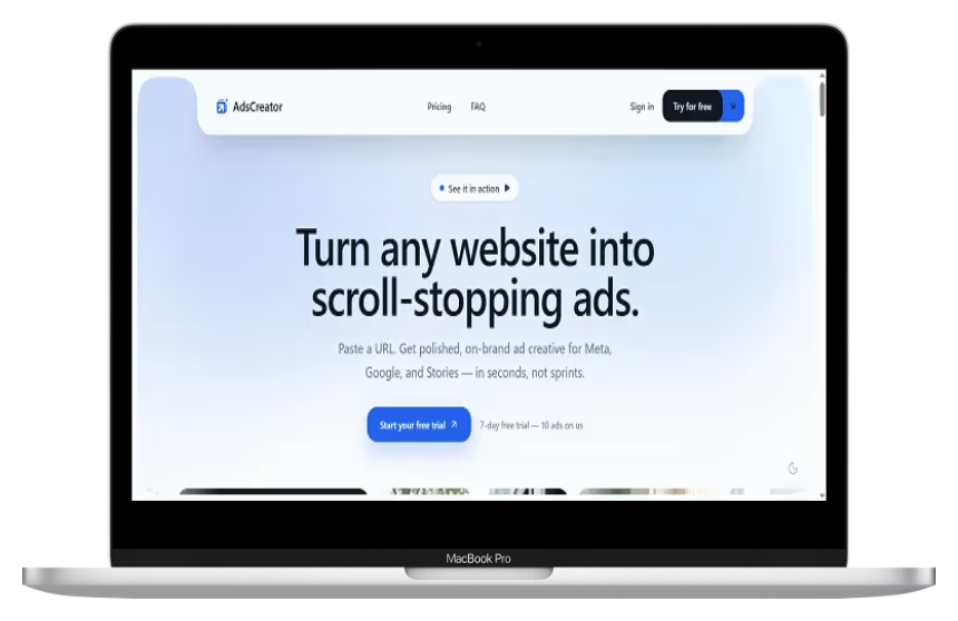 AdsCreator：AI智能广告制作神器，一键生成视频图文，电商营销必备-第1张图片