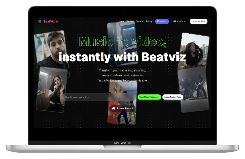 BeatViz AI：一款只需导入喜欢照片和音乐就能一键生成专属MV的工具-第1张图片