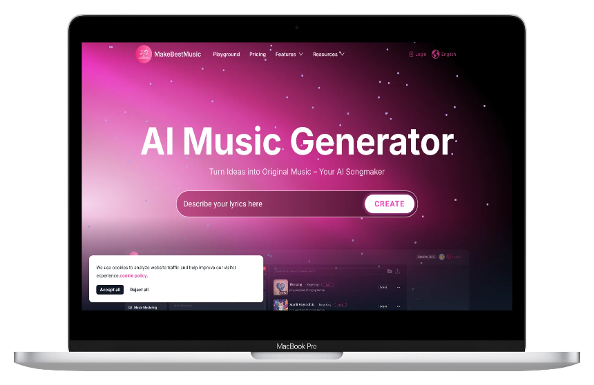 MakeBestMusic：一款零门槛AI音乐生成工具，支持文生歌与商业授权-第1张图片