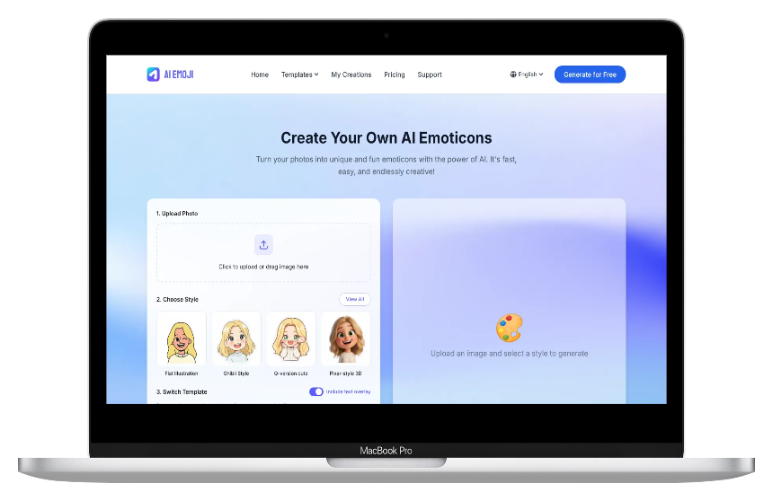 AI Emoji：免费照片转表情包工具，一键生成个人专属表情包-第1张图片