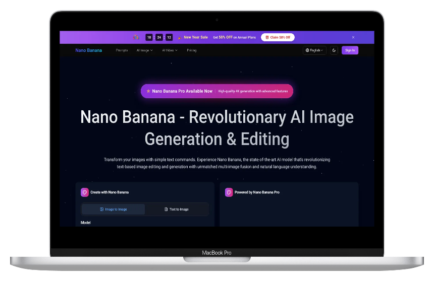 Nano Banana IMG:一键修图超轻松,无需学习即可上手的AI修图神器-第1张图片 Nano Banana IMG:一键修图超轻松,无需学习即可上手的AI修图神器-第1张图片
