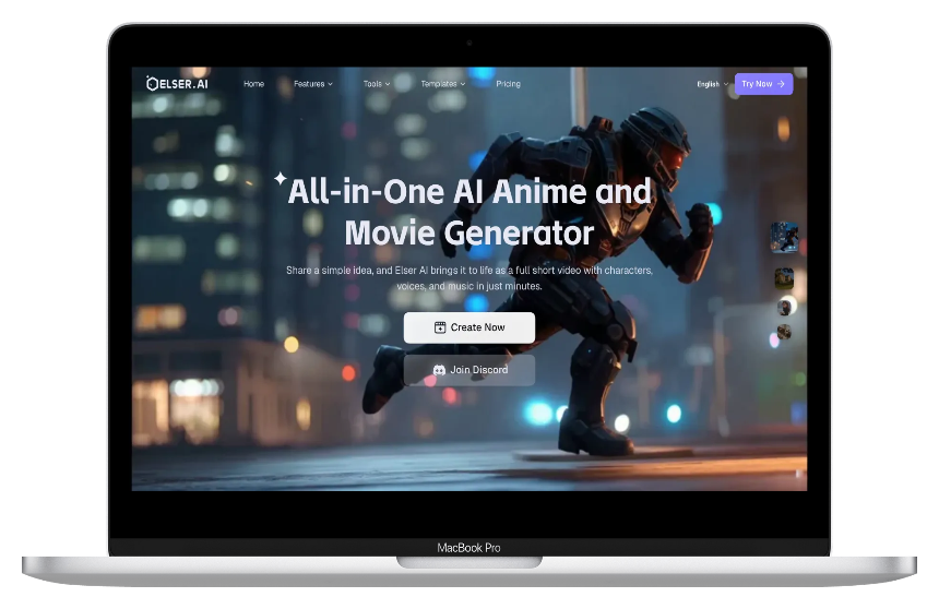 Elser AI：一站式AI动漫创作平台，3分钟生成动漫短剧，每个人都能当导演-第1张图片