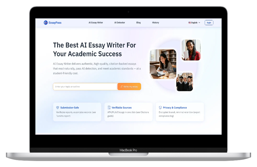 EssayPass：一款可以一键生成、真实引用、双语辅助的AI论文写作工具，写论文必备-第1张图片
