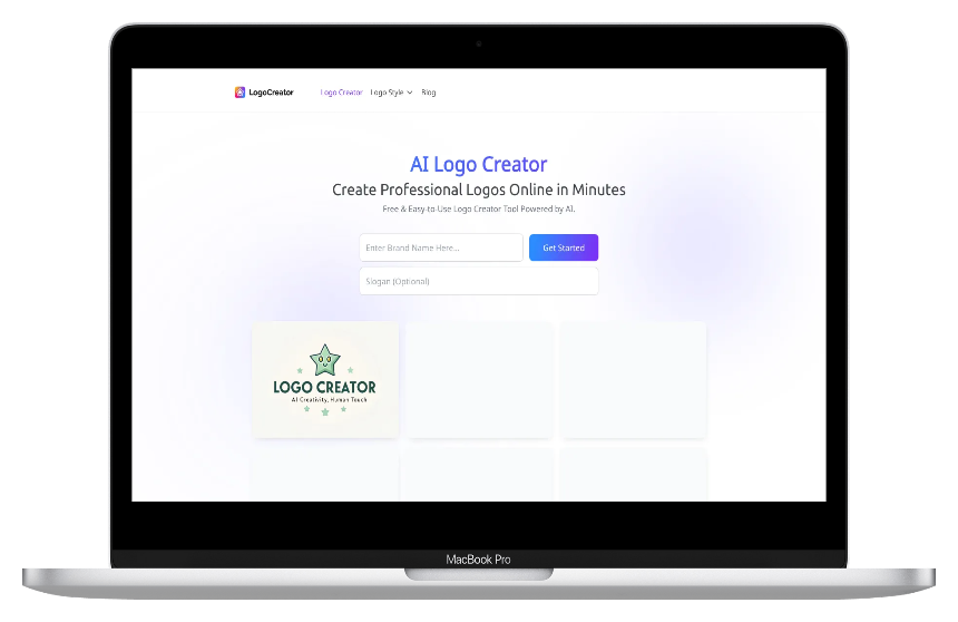 AI Logo Creator：免费在线AI标志设计工具，零经验快速生成高清可商用Logo-第1张图片